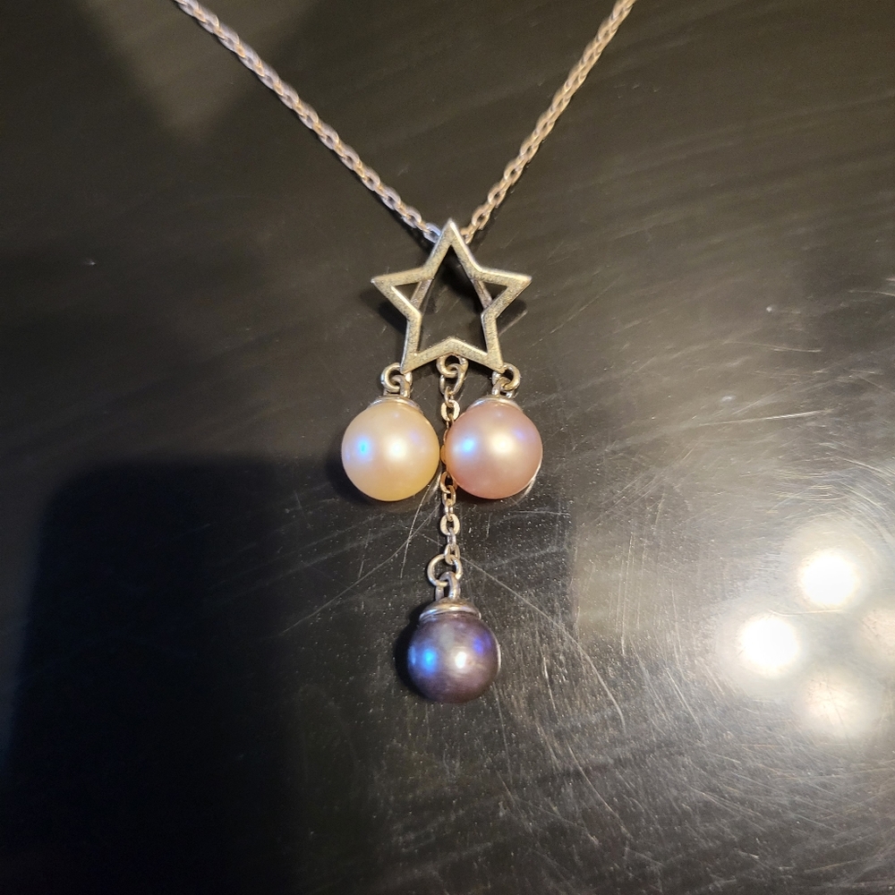 2/$50 - Vantel Pearls Dark/Multi Pearl Necklace (1)